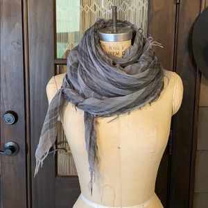 Donni charm cashmere & silk blanket scarf